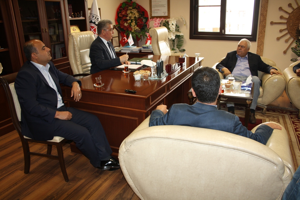 HDP Gaziantep Milletvekili Adayı Celal Doğan NTO yu ziyaret etti.