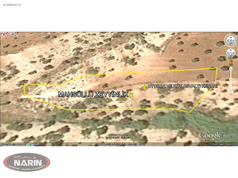 NARİN GAYRİMENKUL'den- KOCATEPEDE ASVALT OTOBAN KENARI ARAZİ