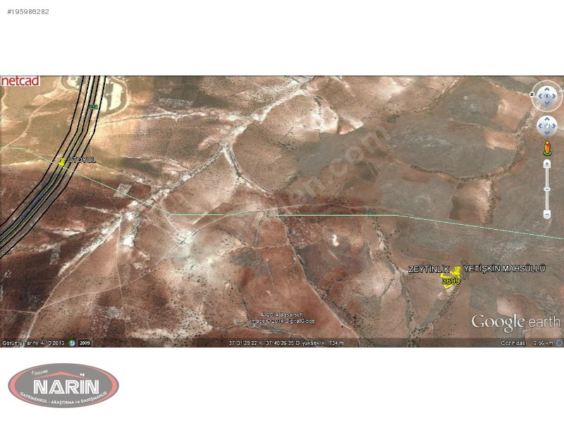 NARİN GAYRİMENKUL'den- KOCATEPEDE KÜÇÜK PARÇA ZEYTİNLİK