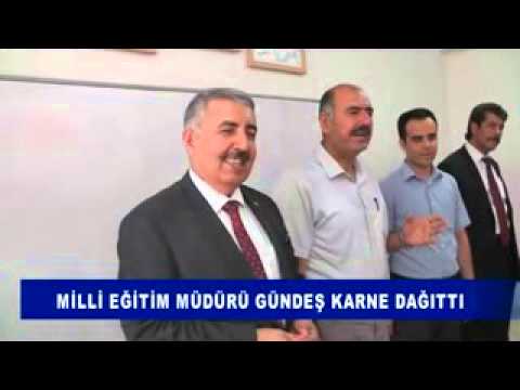 Milli eğitim müdürü gündeş karne dağitti
