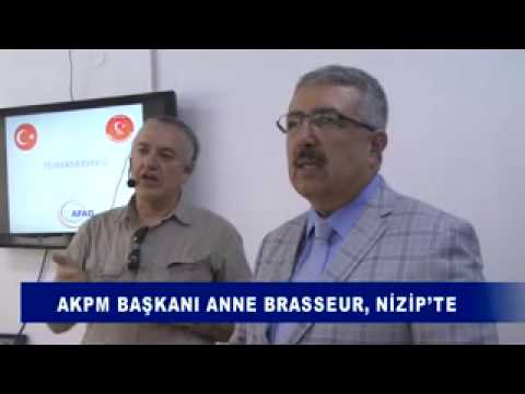 Akpm başkani anne brasseur, nizip’te
