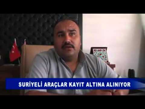 Suriyeli araçlar kayit altina aliniyor
