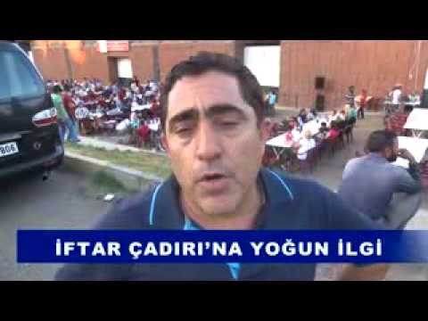 Iftar çadiri’na yoğun ilgi