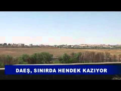 Daeş, sinirda hendek kaziyor