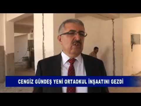 Cengiz gündeş yeni ortaokul inşaatini gezdi