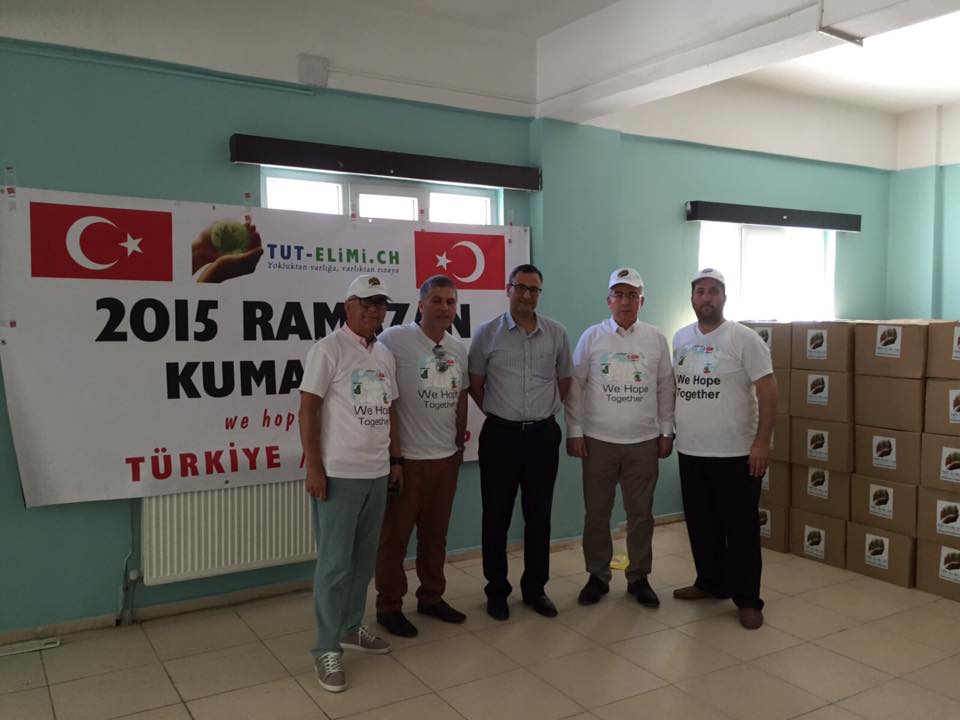 NTO Yönetim Kurulu Başkanı Mehmet Özyurt Kumanya Dağıtımına katıldı.