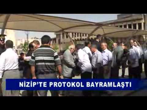 Nizip’te protokol bayramlaşti