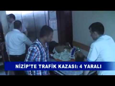 Nizip’te trafik kazasi 4 yarali