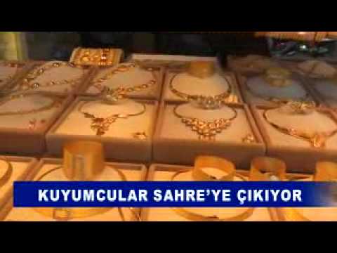 Kuyumcular sahre’ye çikiyor