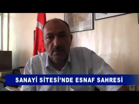 Sanayi sitesi’nde esnaf sahresi