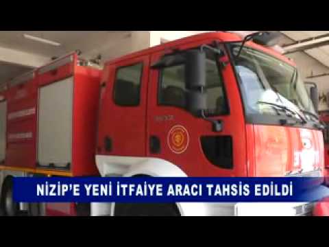 Nizip’e yeni itfaiye araci tahsis edildi