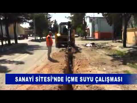 Sanayi sitesi’nde içme suyu çalişmasi