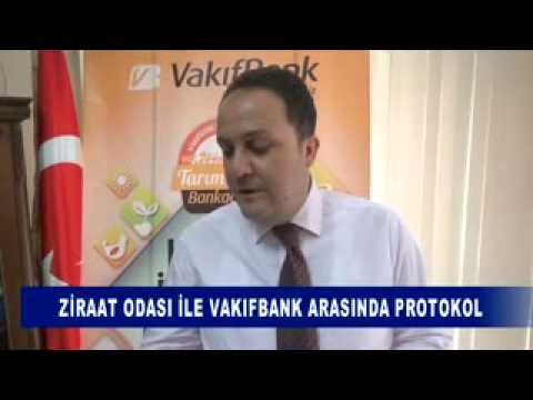 Ziraat odasi ile vakifbank arasinda protokol