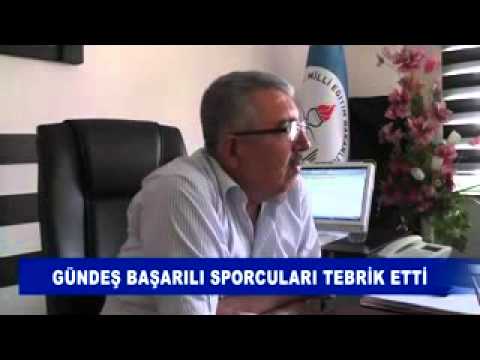 Gündeş başarili sporculari tebrik etti