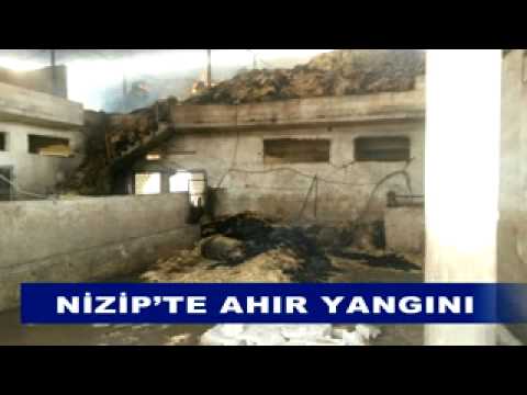 Nizip’te ahir yangini