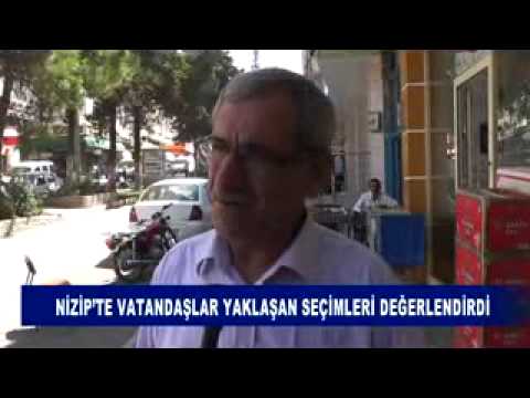 Nizip’te vatandaşlar yaklaşan seçimleri değerlendirdi