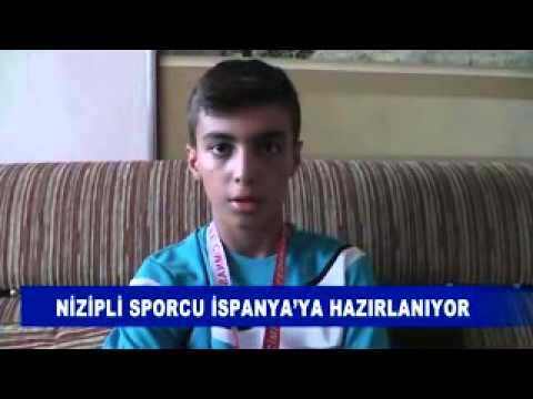 Nizipli sporcu ispanya’ya hazirlaniyor