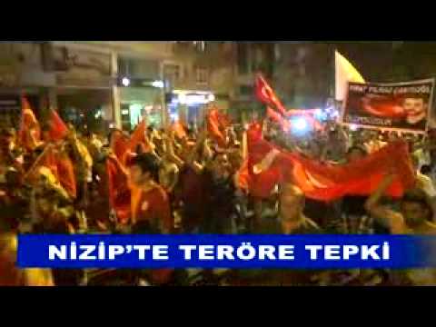 Nizip’te teröre tepki