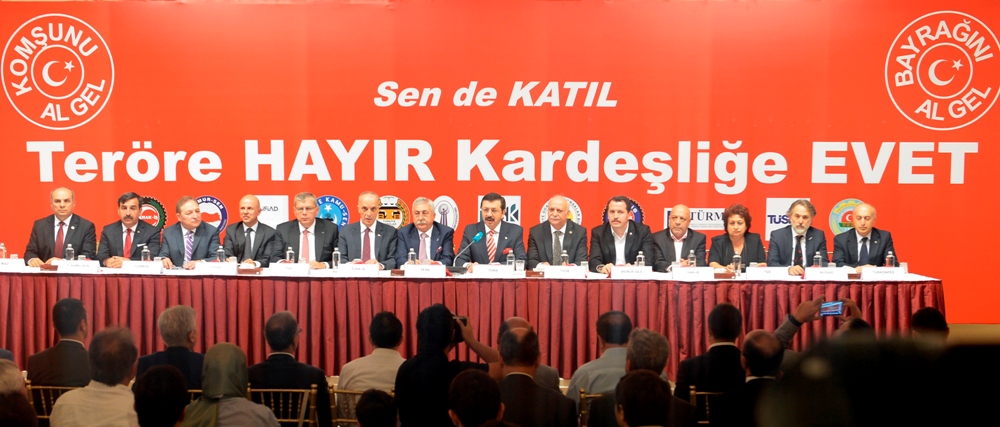 17 Eylül Perşembe Günü Teröre Karşı Buluşma Çağrısı