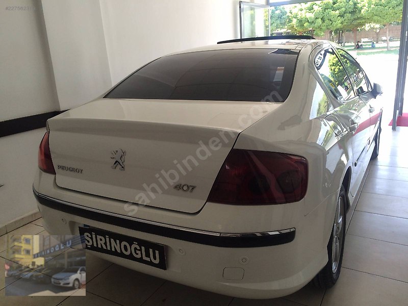 şirinoğlu otomotiv'den 2007 beyaz peugeot 407 1.6 hdi executive