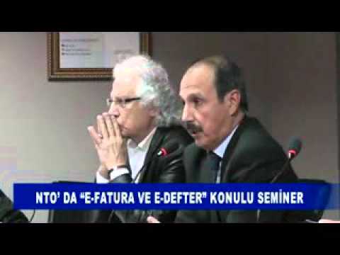 Nto’ da “e fatura ve e defter” konulu seminer