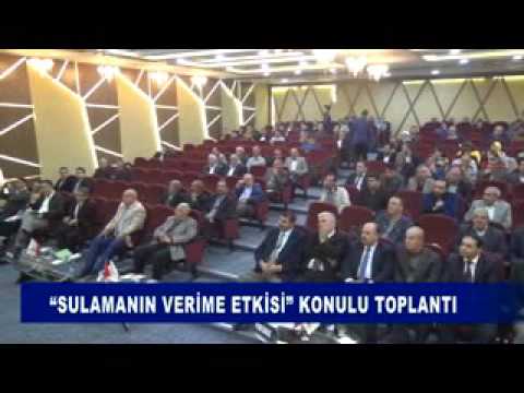 “sulamanin verime etkisi” konulu toplanti