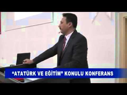 “atatürk ve eğitim” konulu konferans