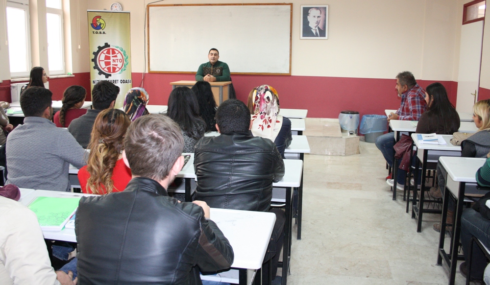 NTO?dan Nizip Meslek Yüksekokulu Öğrencilerine Seminer