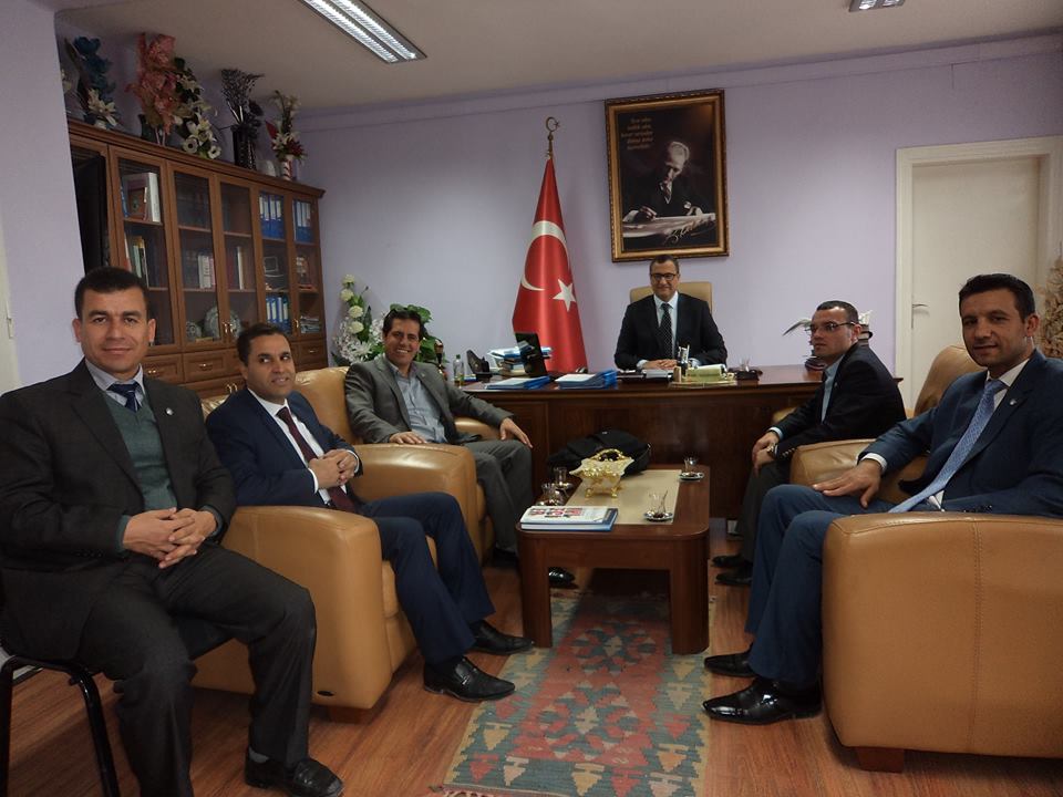 Gaziantep Büro Memur-Sen İl Başkanı ve Yönetim Kurulu üyelerin Nizip Kaymakamlığına z