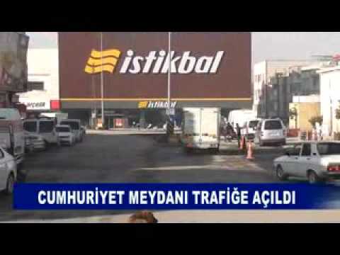 Cumhuriyet meydani trafiğe açildi