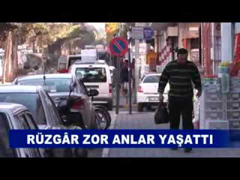 Rüzgâr zor anlar yaşatti