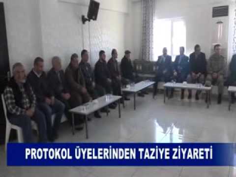 Protokol üyelerinden taziye ziyareti