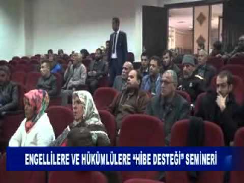 Engellilere ve hükümlülere “hibe desteği” semineri
