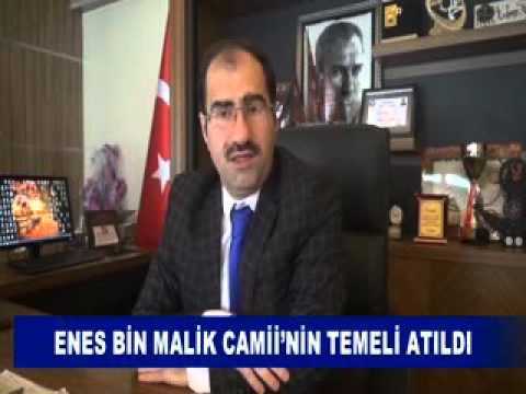 Enes bin malik camii’nin temeli atildi
