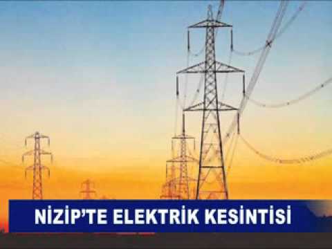 nizip’te elektrik kesintisi