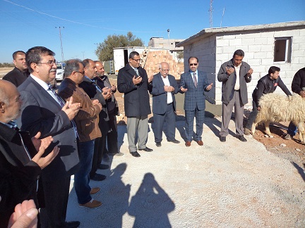 Enes Bin Malik Camisinin Temel atma töreni yapıldı.
