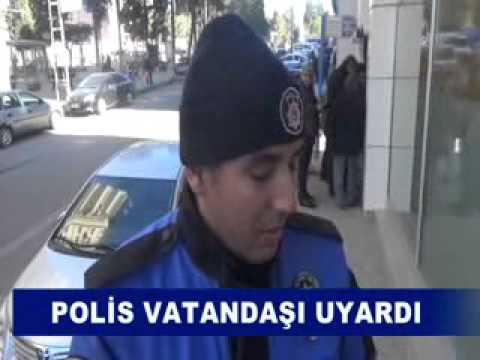 Polis vatandaşi uyardi
