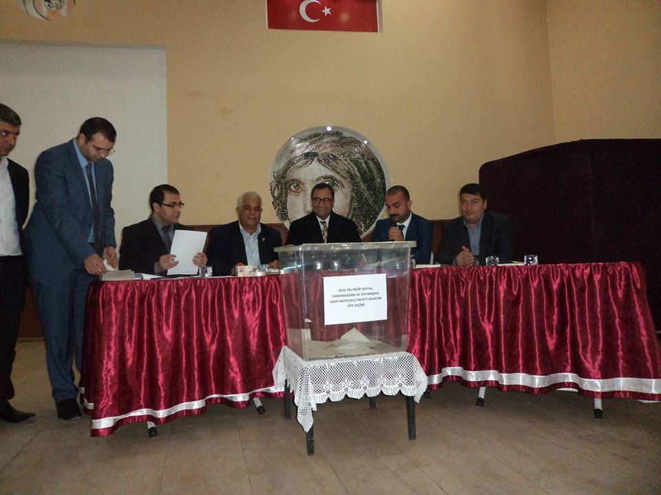 Nizip SYDV 2016 yılı Mütevelli Heyet Seçimi yapıldı.