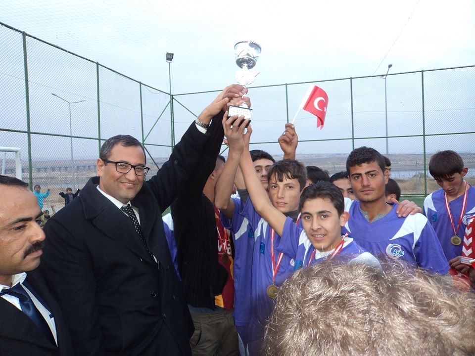 Nizip Konaklama tesislerinden Konteynerkentte futbol turnuvası düzenlendi.