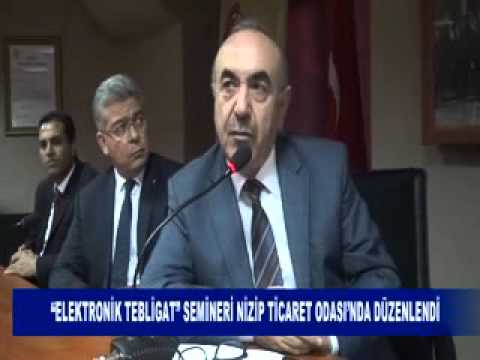 “elektronik tebligat” semineri nizip ticaret odasi’nda düzenlendi