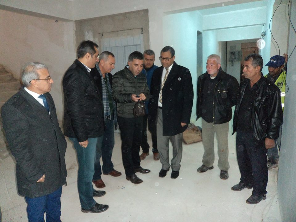 Nizip Kaymakamı Harun SARIFAKIOĞULLARI, Nizip SYDV öğrenci yurdu inşaat çalışmalarını