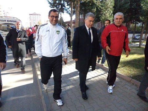 Nizip Kaymakamı Sayın Harun SARIFAKIOĞULLARI, Kurtuluş Koşusuna katıldı.