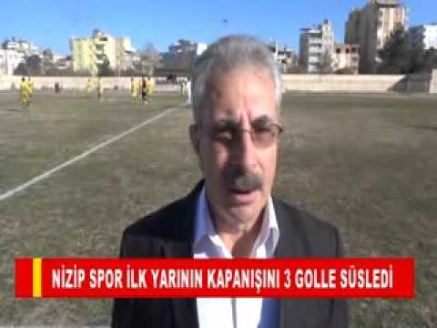 Nizip spor ilk yarinin kapanişini 3 golle süsledi