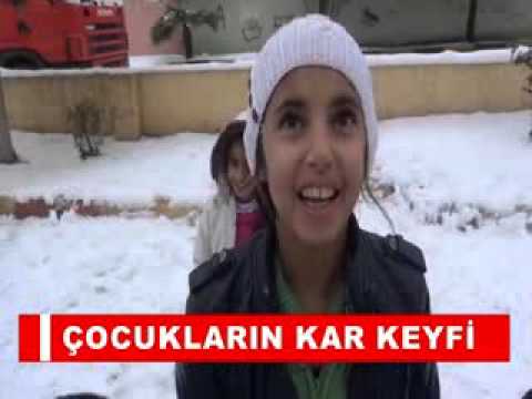 çocuklarin kar keyfi