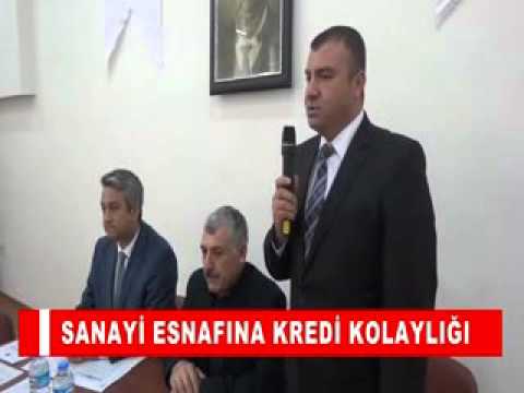 Sanayi esnafina kredi kolayliği