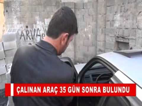 çalinan araç 35 gün sonra bulundu