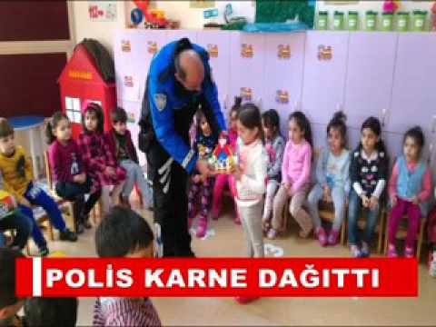 Polis karne dağitti