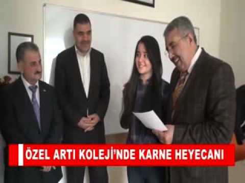 özel arti koleji’nde karne heyecani