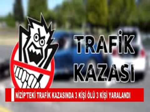 Nizip'teki trafik kazasinda 3 kişi ölü 3 kişi yaralandi