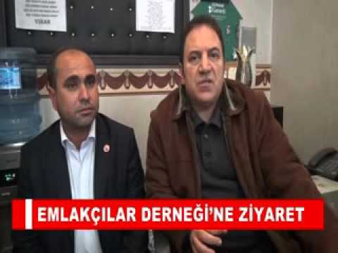 Emlakçilar derneği’ne ziyaret